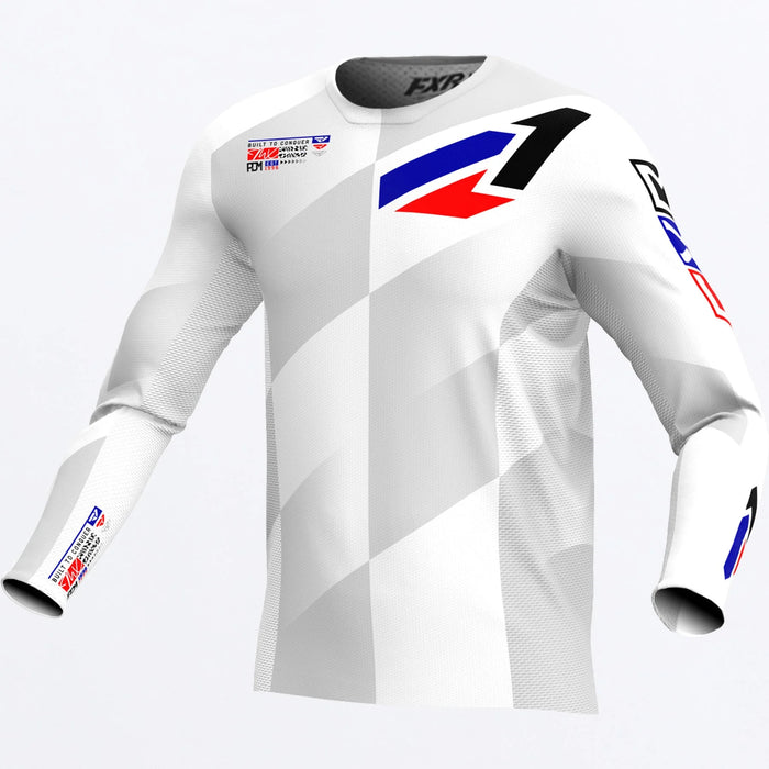 FXR Revo Daytona LE MX Jersey - White/Grey, view 2