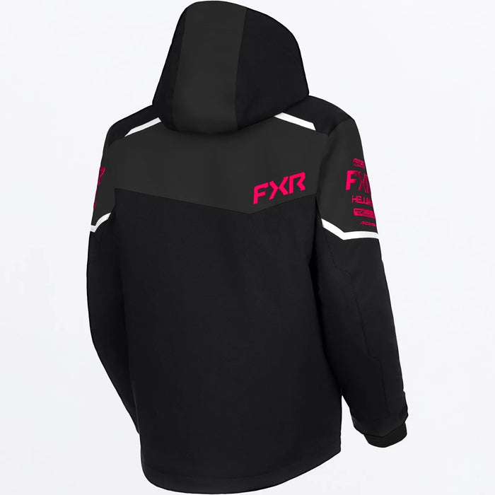 FXR Child Helium Jacket 2027 - Black/Asphalt/Razz, view 2