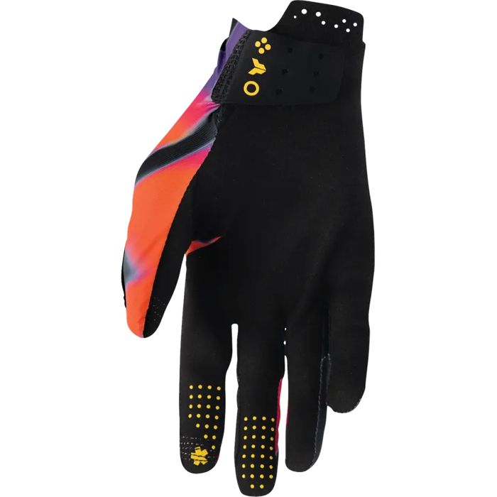 Thor Mens Sportmode Gloves - Inferno Orange/Purple - Back
