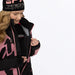 FXR Womens Cold Cross CX Lite Monosuit 2027 - Black/Rose, view 11
