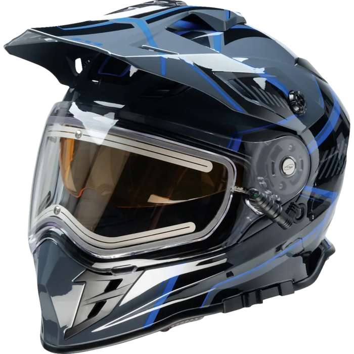 Z1R Range 2.0 Rotor Helmet with Electric Dual Lens Face Shield