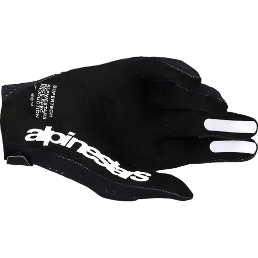 Alpinestars Mens Supertech Gloves - Black/White - Back