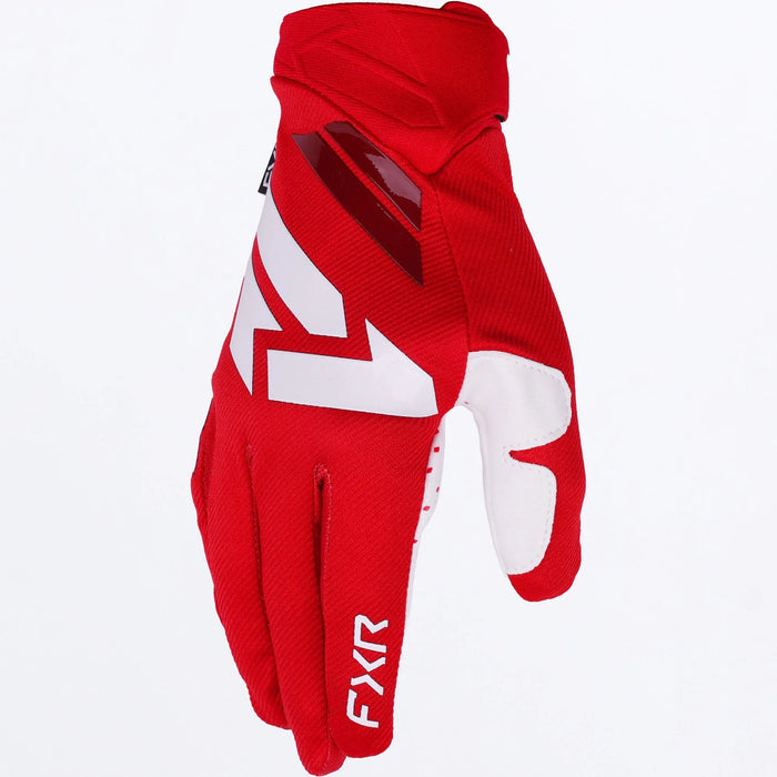 FXR Reflex MX Glove 2027 - Red/White, front view