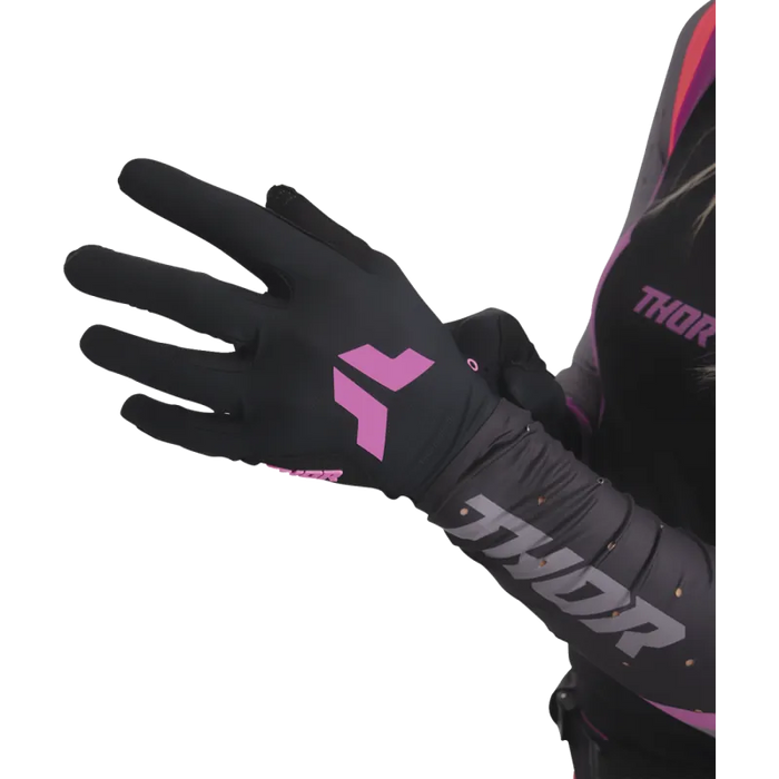 Thor Womens Sportmode Gloves - Black/Orchid - Other