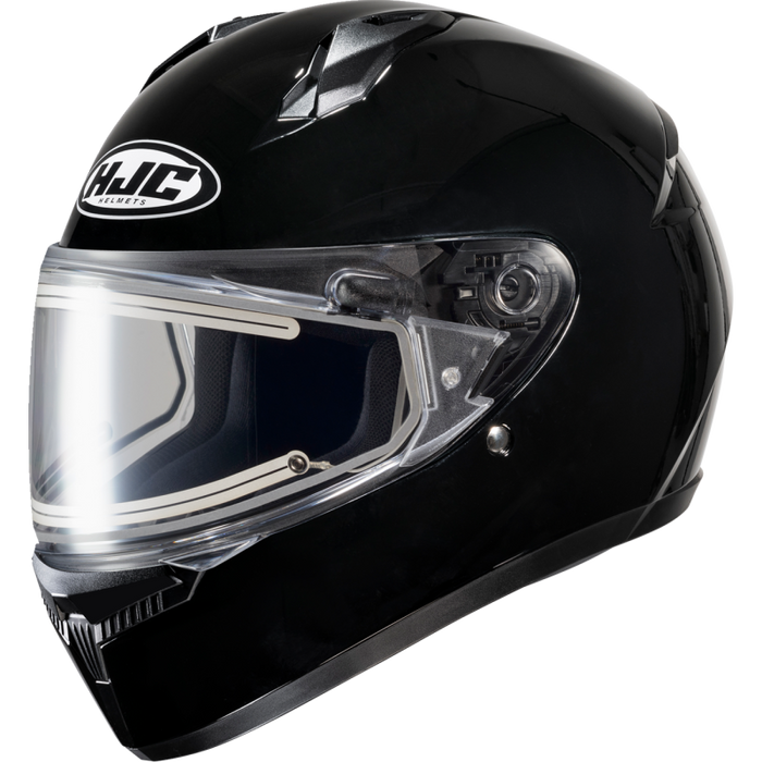 HJC C10 Solid Helmet with Electric Dual Lens Face Shield