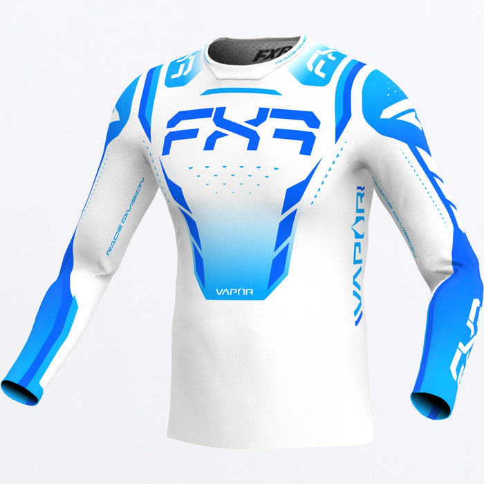 FXR Vapor Air MX Jersey 2025 - Aero White, front view