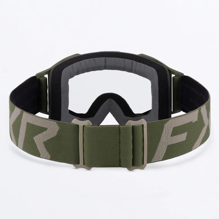 FXR Youth Maverick Clear Goggle 2027 - Army, view 4