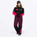FXR Youth Vertical Monosuit - Plum/Razz/Maui, front view