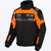 FXR Mens Octane RF Jacket - Black/Orange, front view