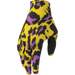 Thor Mens Sportmode Gloves - Cheetah Yellow/Purple - Front