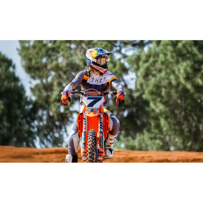 Thor Mens Sportmode Gloves - Inferno Orange/Purple - Lifestyle