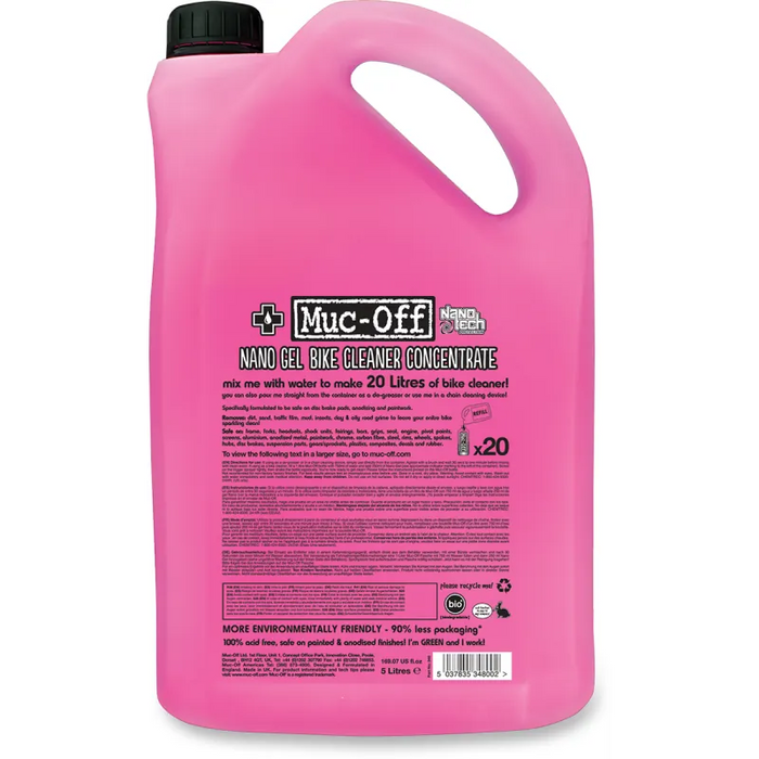 Muc-Off Nano Gel Concentrate Cleaner - 5L - Front