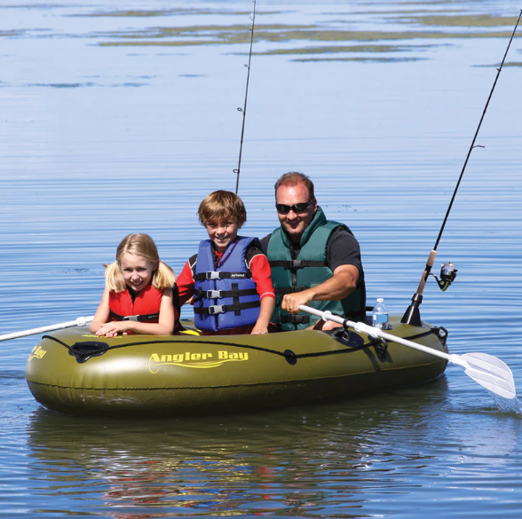 AIRHEAD ANGLER BAY 3 PERSON INFLATABLE BOAT