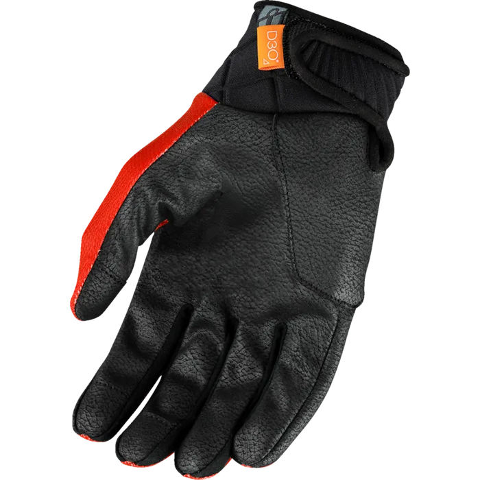 Icon Mens Anthem 3 Gloves - Red - Back