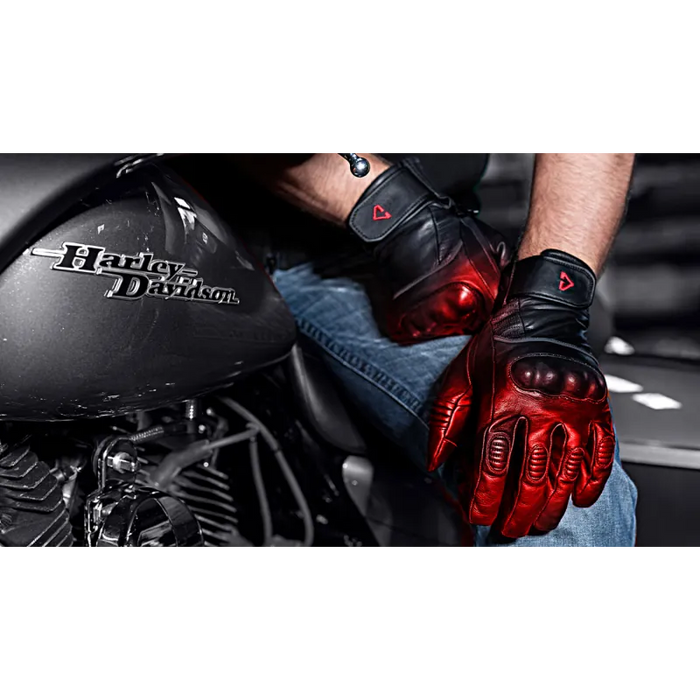 Gerbing Mens 7V Hard Knuckle Battery Heated Gloves - Black - Lifestyle