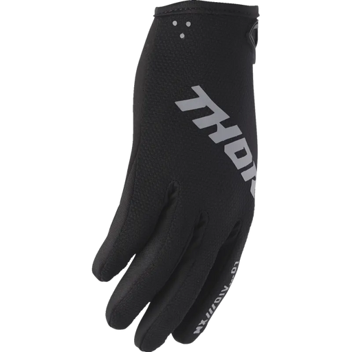 Thor Youth Ridgemode Gloves - Black - Front