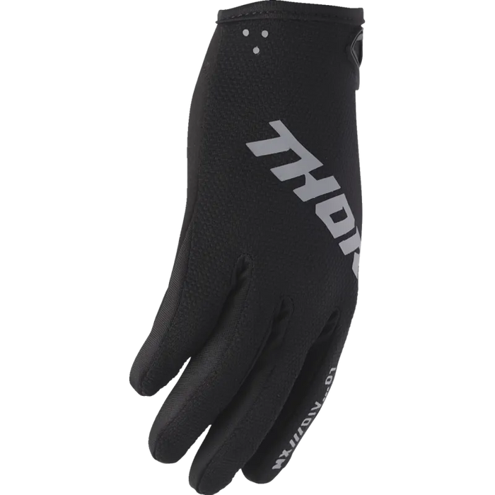 Thor Youth Ridgemode Gloves - Black - Front