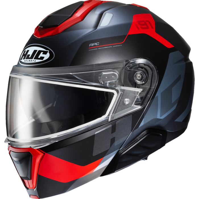 HJC i91 Carst Helmet with Electric Dual Lens Face Shield