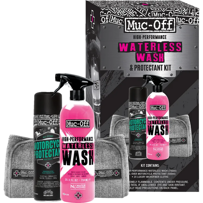 Muc-Off Motorcycle Waterless Wash and Protectant Kit - Front
