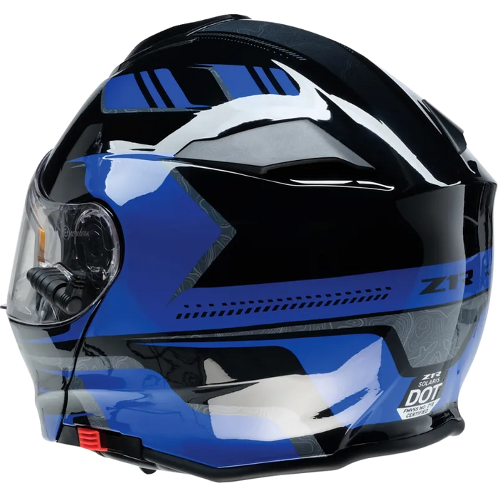 Z1R Solaris 2.0 First Tracks Helmet with Electric Dual Lens Face Shield