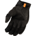Icon Mens Long Track CX Gloves - Black - Back