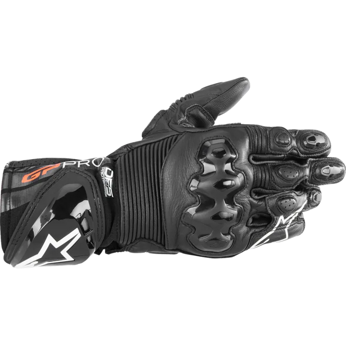 Alpinestars Mens GP Pro R4 Gloves - Black - Front