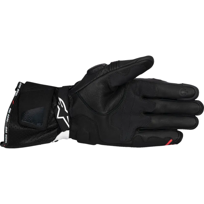 Alpinestars Mens SP-3 Gloves - Black/White/Fluo Red - Back