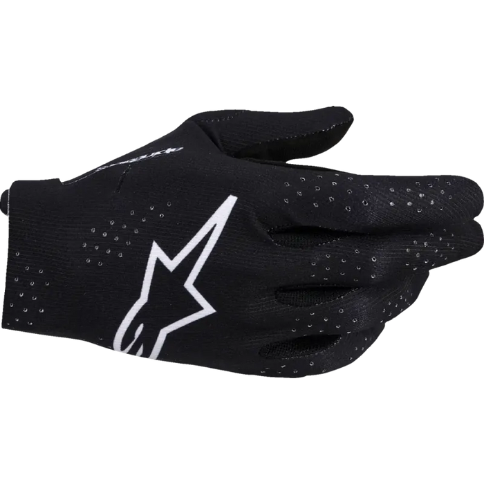 Alpinestars Mens Supertech Gloves - Black/White - Front