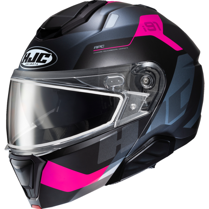 HJC i91 Carst Helmet with Electric Dual Lens Face Shield