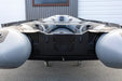 Stryker LX 380 rear view of transom board.