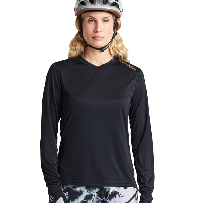 Troy Lee Designs Womens Lilium LS Solid Jersey