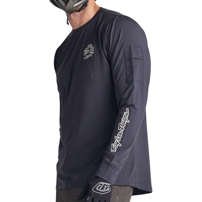 Troy Lee Designs Ruckus Long Sleeve Ride Tee Bolts Jersey