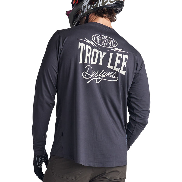 Troy Lee Designs Ruckus Long Sleeve Ride Tee Bolts Jersey