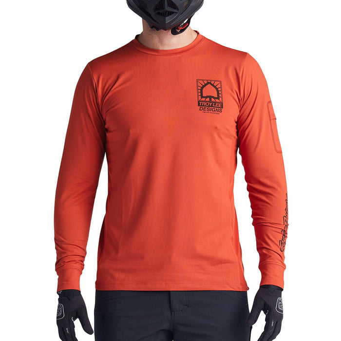 Troy Lee Designs Ruckus Long Sleeve Ride Tee Create To Destroy Jersey