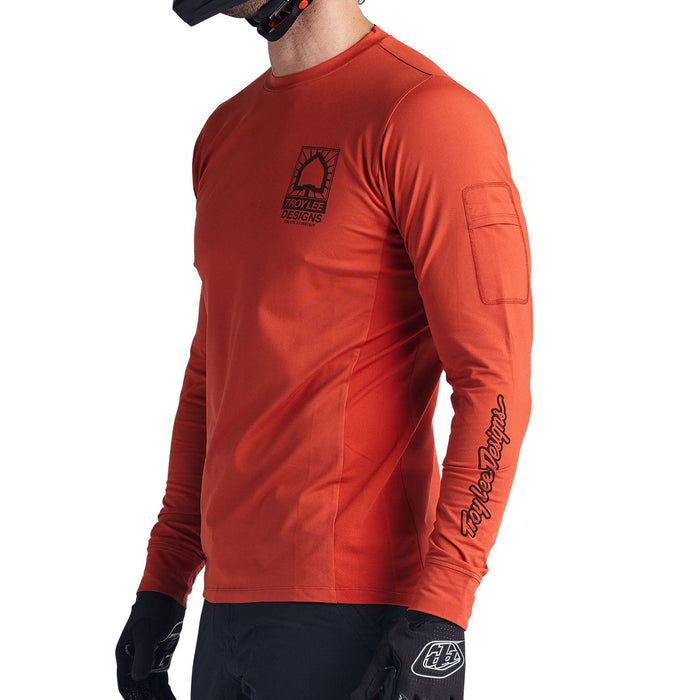Troy Lee Designs Ruckus Long Sleeve Ride Tee Create To Destroy Jersey