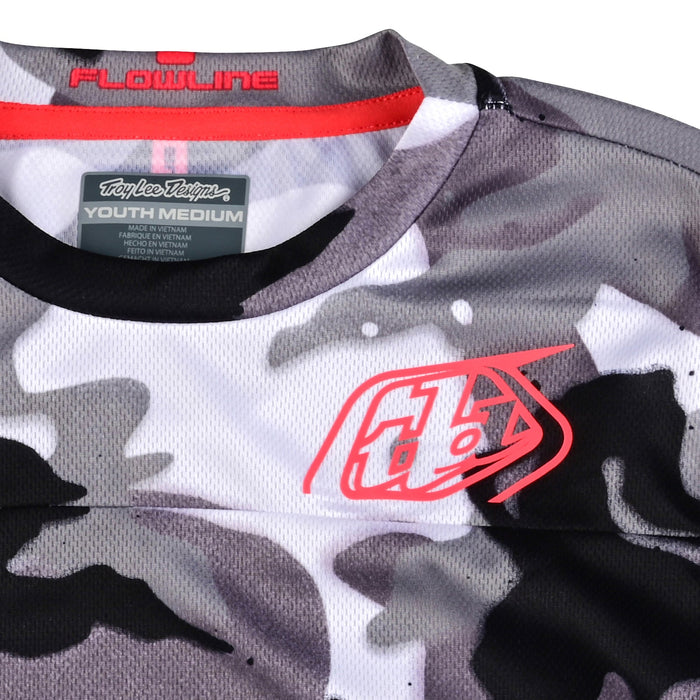 Troy Lee Designs Youth Flowline LS Spray Camo Jersey