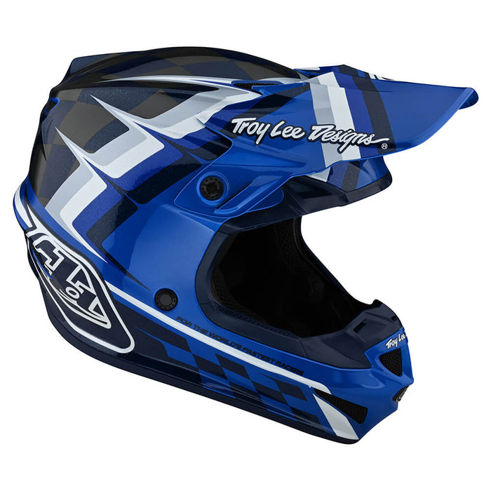 Troy Lee Designs Youth SE4 Polyacrylite Warped Helmet