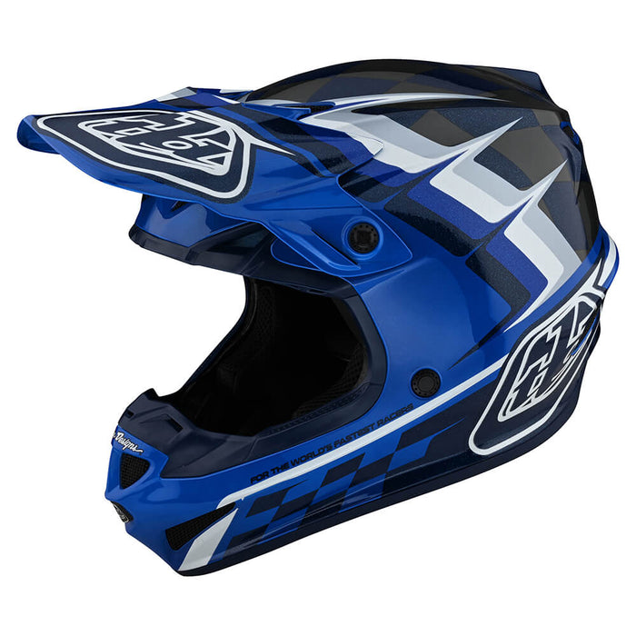 Troy Lee Designs Youth SE4 Polyacrylite Warped Helmet