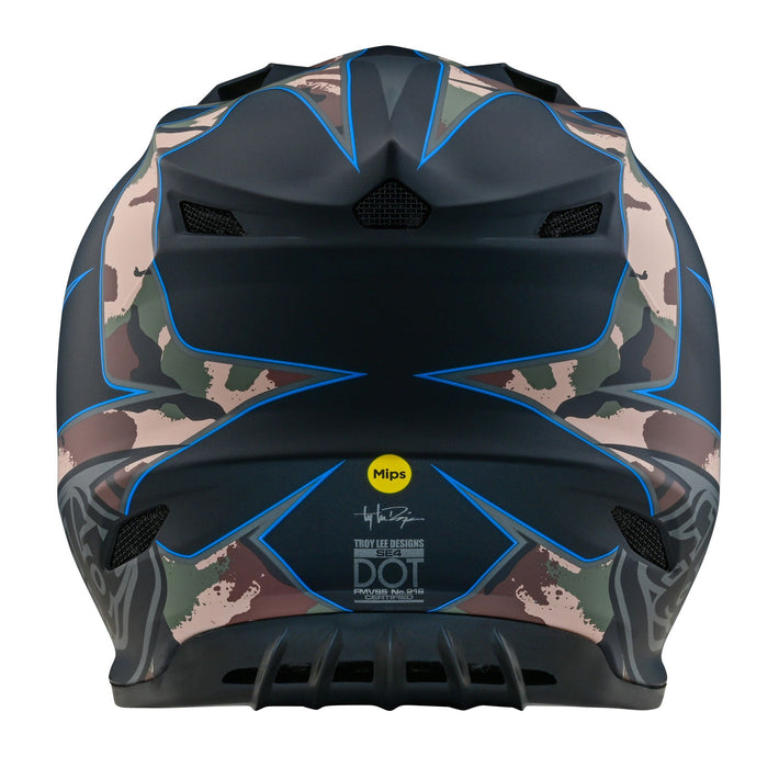 Troy Lee Designs Youth SE4 Polyacrylite Matrix Camo Helmet