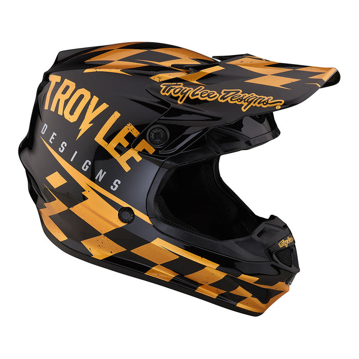 Troy Lee Designs Youth SE4 Polyacrylite Race Shop Helmet