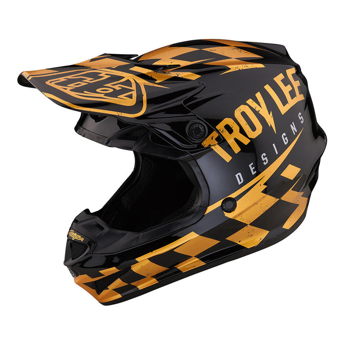 Troy Lee Designs Youth SE4 Polyacrylite Race Shop Helmet