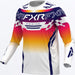 FXR Podium MX Jersey 2027 - White/Navy/Razz, front view