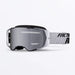 FXR Factory Ride MX Goggle - Silver/Chrome, front view