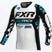 FXR Revo Daytona MX Jersey - Black/White/Sky, front view