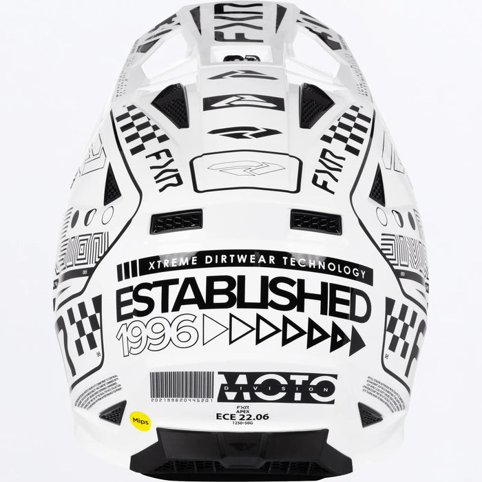 FXR Apex MX MIPS Helmet - Checker, view 3