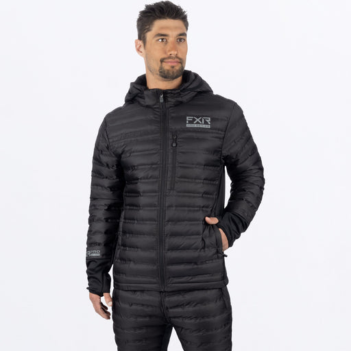 FXR Mens Podium Hybrid Quilted Hoodie