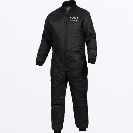 FXR F.A.S.T. Insulated Monosuit Liner - Black, front view