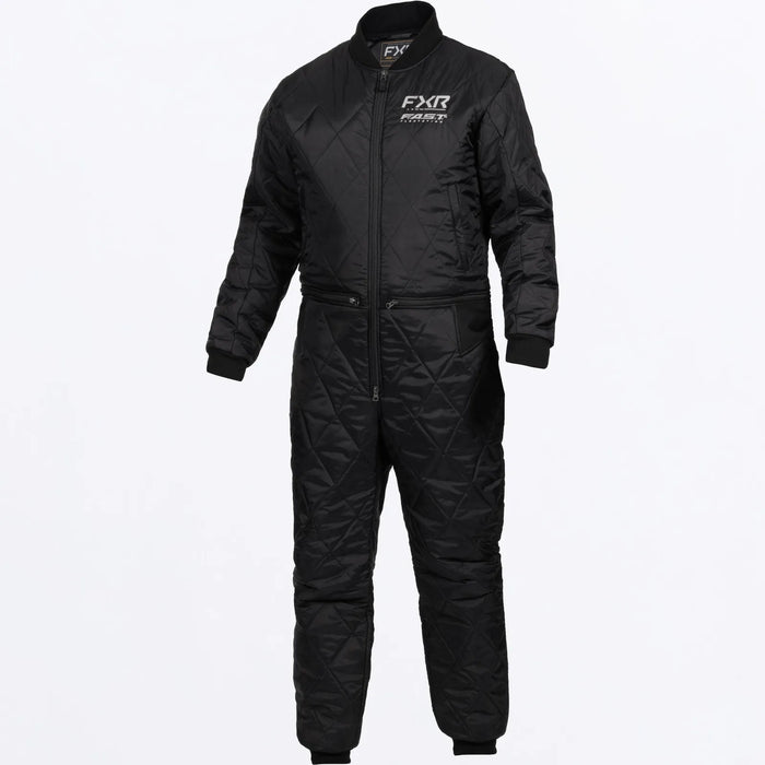 FXR F.A.S.T. Insulated Monosuit Liner - Black, front view