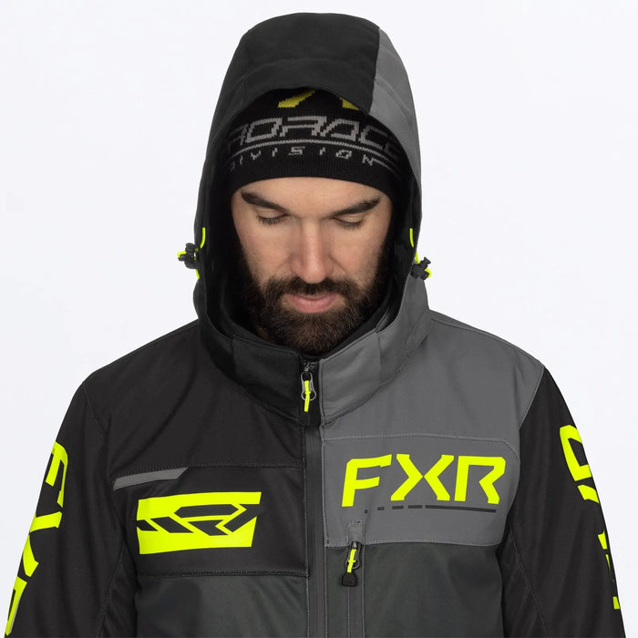 FXR Mens Revo F.A.S.T. Insulated Monosuit - Asphalt/Ti/HiVis, view 4