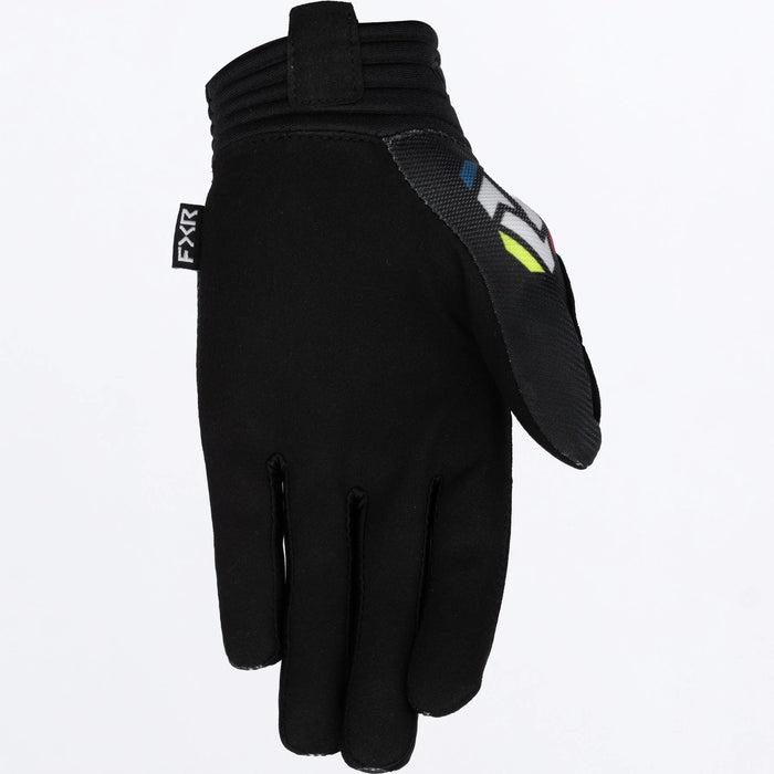 FXR Apex MX Glove - Black/White, view 2